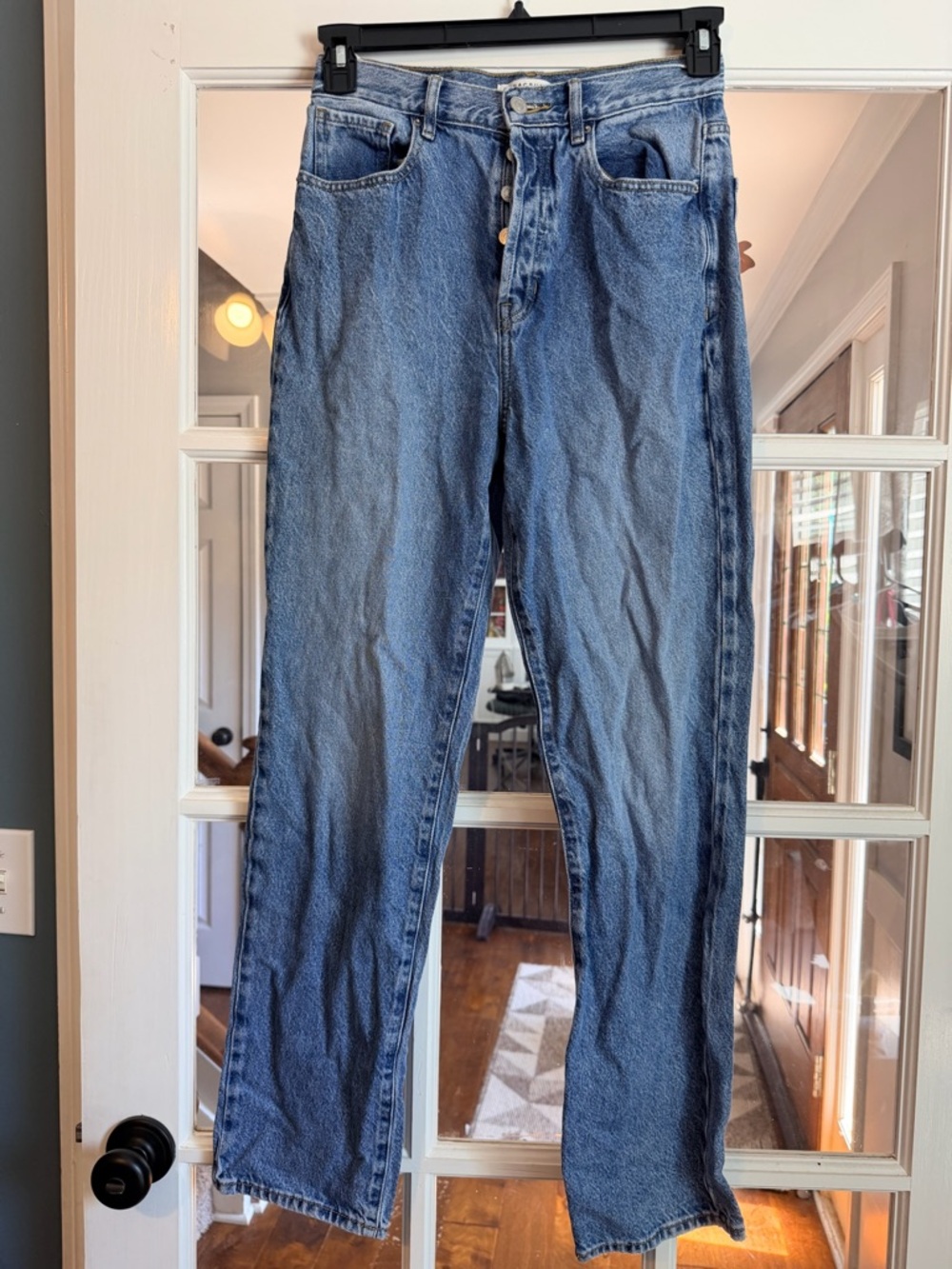 PacSun Straight Leg Denim Jeans in Blue